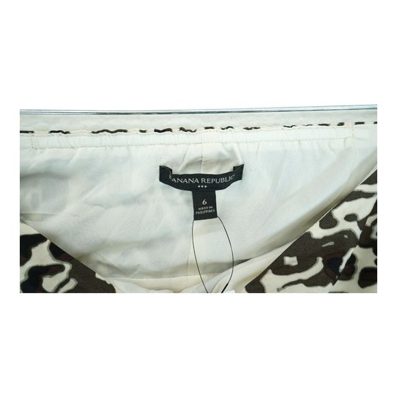 NWT Banana Republic Shirt Womens Size 6 Halter Leopard Print - Top - Picture 4 of 6